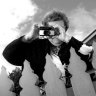 Irene Walsh with her Kodak Instamatic camera.