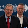 ASIC chair Joe Longo (left) and commissioner Alan Kirkland urged CBA to rethink its stance on fee refunds.