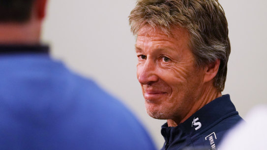 Craig Bellamy  is out to steer the Storm into a fourth consecutive grand final.