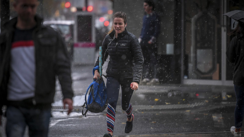 Melbourne Weather Cold Wet And Windy Victoria Gets An Early