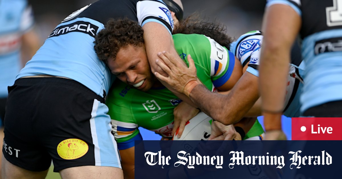 NRL 2025:Canberra Raiders v Cronulla Sharks, team lists, how to watch