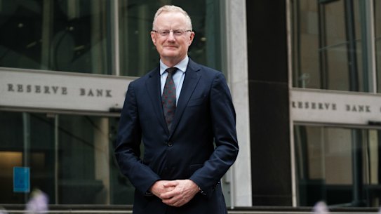 Reserve Bank governor Dr Phil Lowe. The RBA board meets on May 3, and markets have tipped a 50-50 chance of an interest rate rise.
