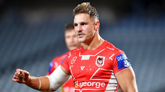 St George Illawarra were considering naming Jack de Belin as captain this weekend.
