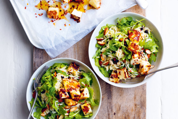 Contrasting flavours and textures make this salad sing.