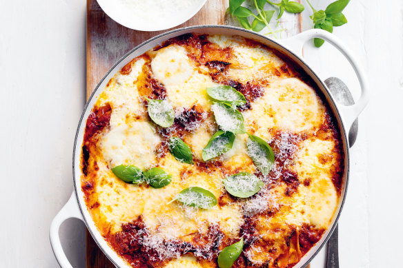 recipes Enjoy the flavours of lasagne in less than half the time it usually takes.