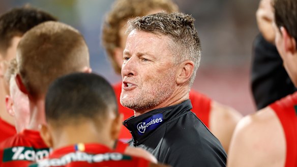 Suns coach Damien Hardwick vented his frustration after Friday night’s game.