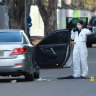The scene of the shooting at Greenacre.