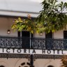 The historic Victoria Hotel was built in 1868.
