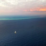 Greenpeace’s Rainbow Warrior visited the Scott Reef in 2023.