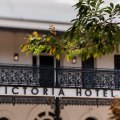 The historic Victoria Hotel was built in 1868.