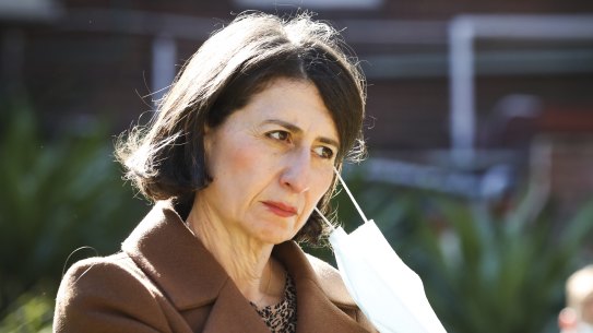 Premier Gladys Berejiklian tells reporters that COVID-19 case numbers are likely to increase further in coming days,