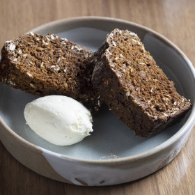 Soda bread with cultured cream.