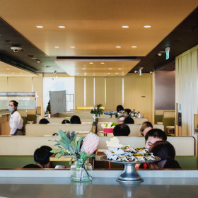 The restaurant is inside the Sky One Plaza.