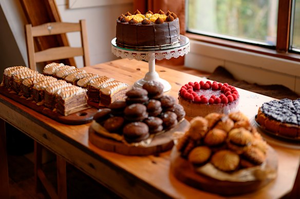 A selection of home-baked South American desserts prepared for House of Suns.