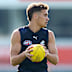 Cody Walker training with Carlton in April. 
