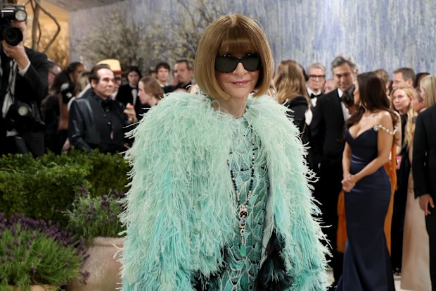 Anna Wintour attends the 2026 Met Gala celebrating "Costume Art" at the Metropolitan Museum of Art on May 4, 2026 in New York City. 