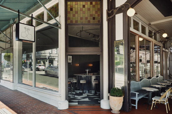 By The Glass is located at the entrance to the Kings Arcade in Armadale.