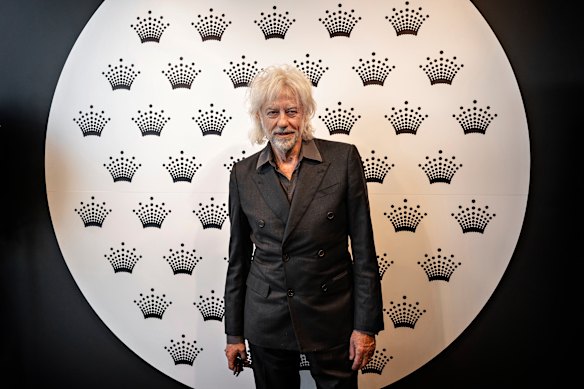 Bob Geldof at the Birdcage.