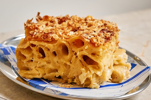 Ruben’s Deli mac and cheese bake.