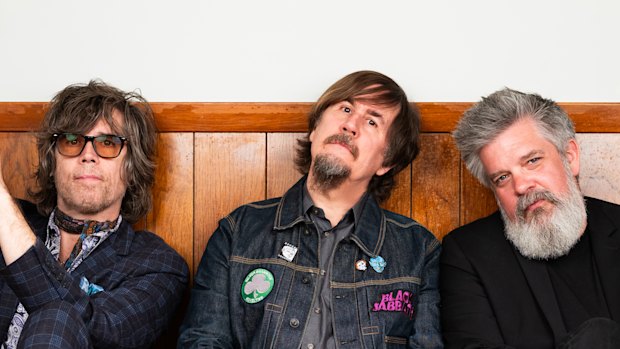 The Mountain Goats: Jon Wurster, John Darnielle and Matt Douglas.