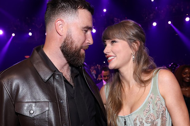 Taylor Swift and Travis Kelce