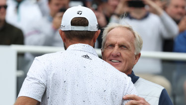 Dustin Johnson and other stars in Greg Norman’s LIV Golf series will be allowed to play in The Open.