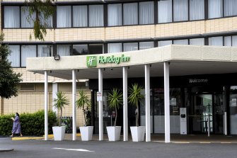 An outbreak at the Holiday Inn at the airport in Melbourne prompted a five-day, statewide lockdown.