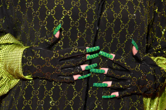 Billie Eilish's nails set one of the trends of the night.