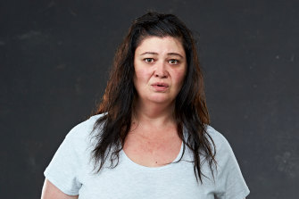 Katrina Milosevic as the magnificent Boomer Jenkins, one of Wentworth’s entirely original creations.