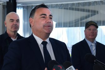 NSW Deputy Premier John Barilaro is pushing for the relaxation of border restrictions.