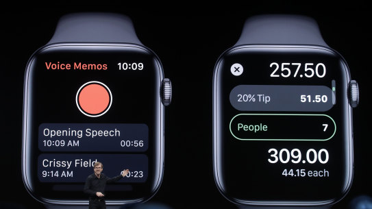 Apple also unveiled several new apps for its smartwatch, including independent apps that don't rely on the iPhone.