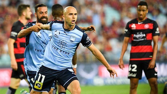 The Sydney derby is among several matches due to kick off earlier this season as part of a potential broadcast deal with Ten.