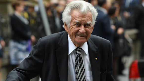 Former prime minister Bob Hawke in Sydney earlier this year.