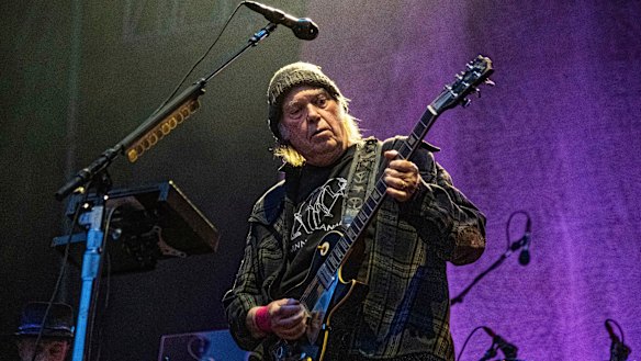 Neil Young, 79, will take centre stage at this year’s Glastonbury festival.