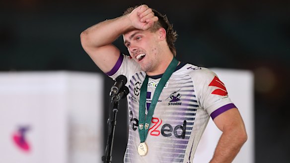 Clive Churchill Medallist Ryan Papenhuyzen.