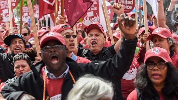 Melbourne union rally LIVE: ACTU's Change The Rules protest led by ...