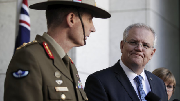 After General Angus Campbell initially agreed to the recommendations from the Brereton inquiry, Scott Morrison politicised the process.