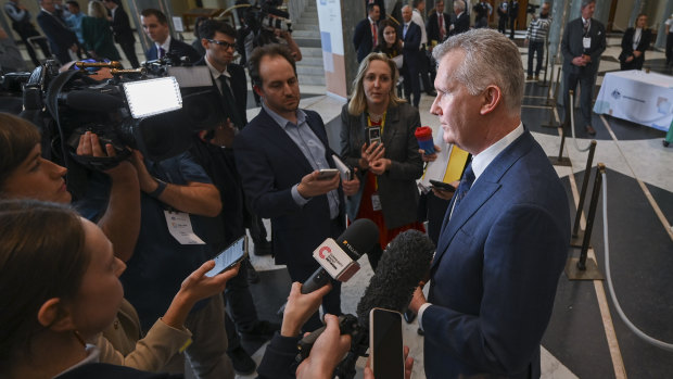 Tony Burke outlines part of the industrial relations changes the government is considering.