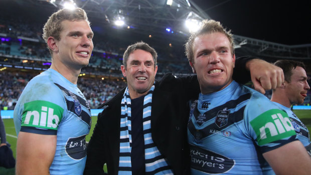 Brad Fittler's Blues are chasing a third straight series win, with the coach naming a train-on squad on Sunday night.