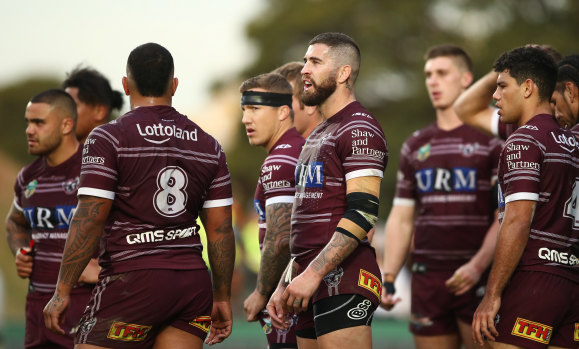 One that got away: Manly's stunning capitulation against Penrith was a bitter pill to swallow.