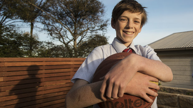 Years after his diagnosis, Aidan Fisk is now thriving. 