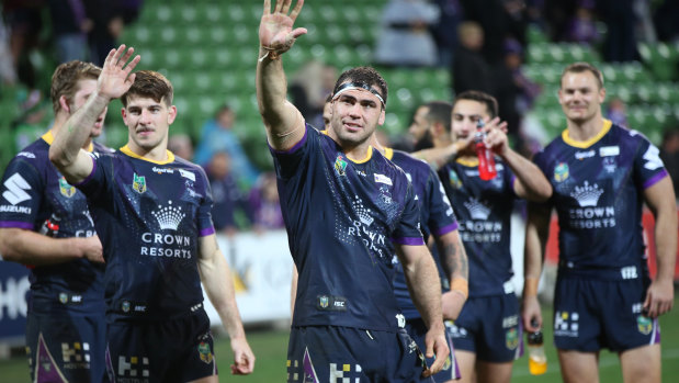 Thanks for coming: Melbourne Storm are reminding NRL fans of their credentials of late.