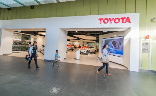  The Toyota shop at Rouse Hill, which is owned by GPT Group.
