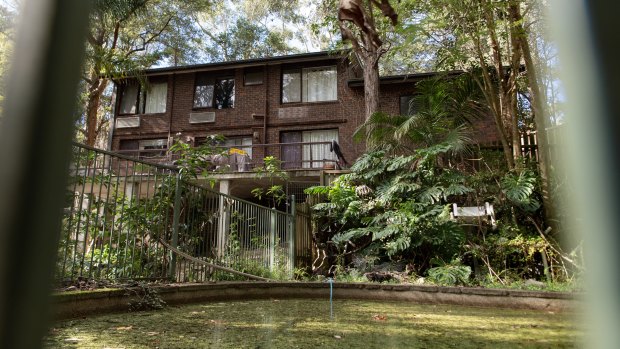 The rear of Edwards' house in Normanhurst. 