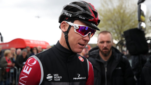 Chris Froome sustained multiple fractures in a high-speed crash.