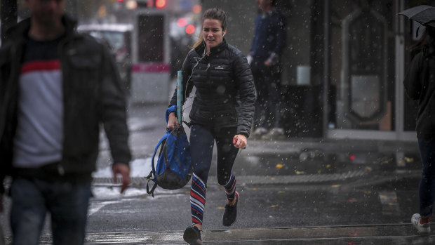 Melburnians have been caught by an early blast of winter.