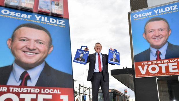 Oscar Yildiz ran as an independent in Labor's safe seat of Pascoe Vale. 