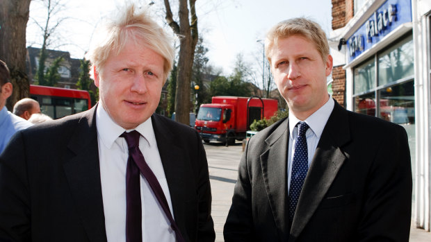 Boris Johnson with his brother Jo in 2013. In the latter's resignation letter from Theresa May’s cabinet, Jo said Brexit has "divided the country... divided political parties, and it has divided families, too". 