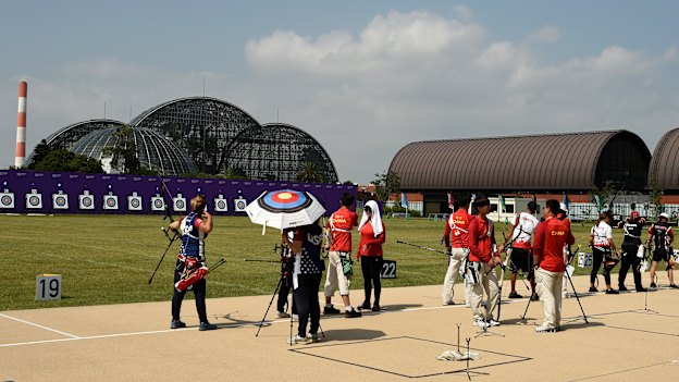 Yumenoshima Park Archery Field.