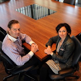 Anton and Melinda Wilson at Mider in 2010.